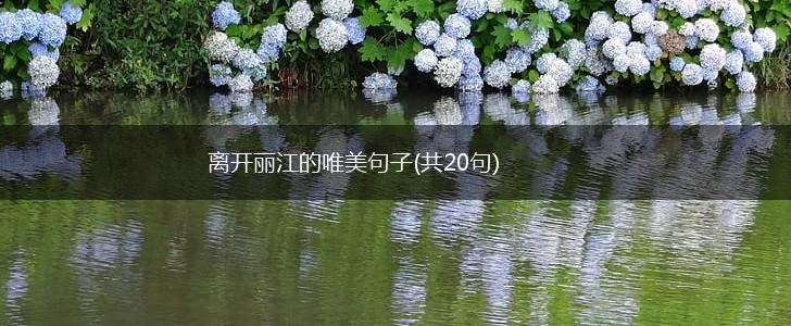 离开丽江的唯美句子(共20句),第1张