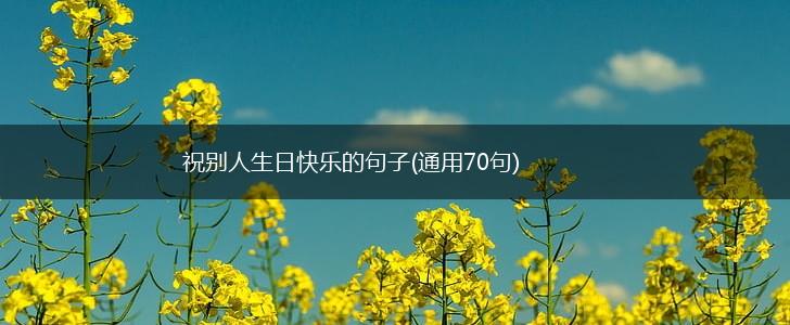 祝别人生日快乐的句子(通用70句),第1张