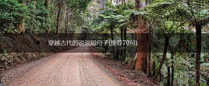 穿越古代的说说短句子(推荐70句),第1张