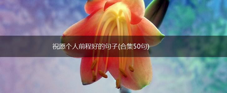 祝愿个人前程好的句子(合集50句),第1张