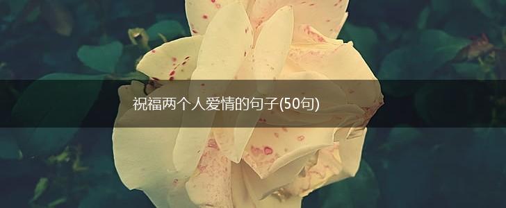 祝福两个人爱情的句子(50句),第1张