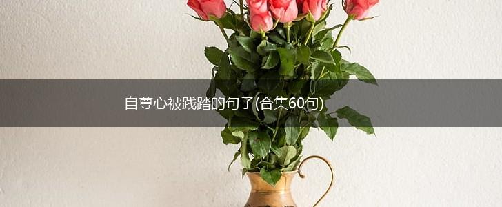 自尊心被践踏的句子(合集60句),第1张