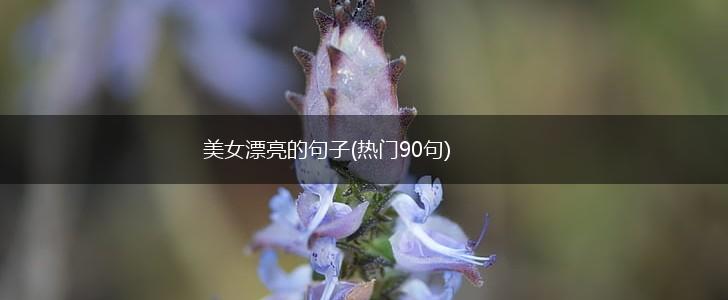 美女漂亮的句子(热门90句),第1张