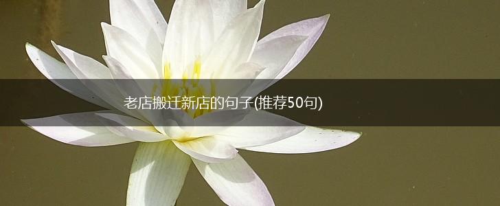 老店搬迁新店的句子(推荐50句),第1张