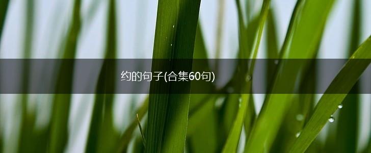 约的句子(合集60句),第1张 约的句子(合集60句),第1张