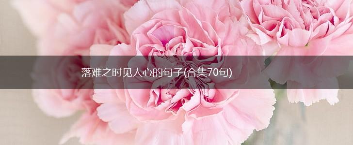 落难之时见人心的句子(合集70句),第1张