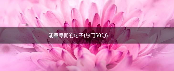 能量爆棚的句子(热门50句),第1张