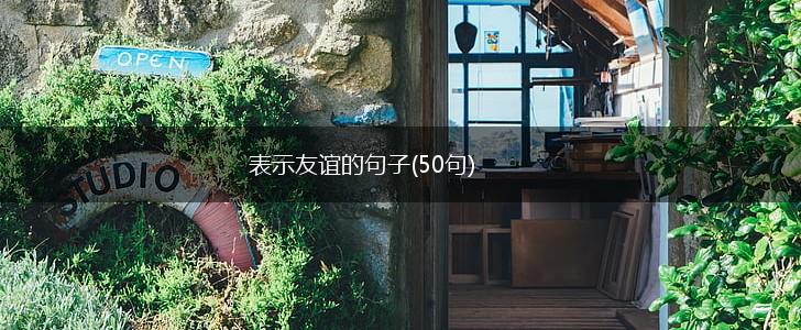 表示友谊的句子(50句),第1张