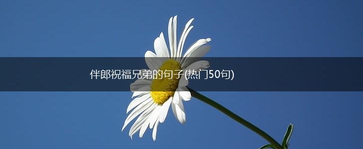 伴郎祝福兄弟的句子(热门50句),第1张